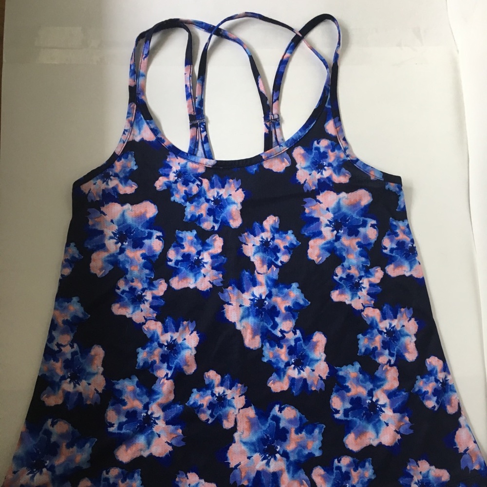 Old Navy flowered workout tank